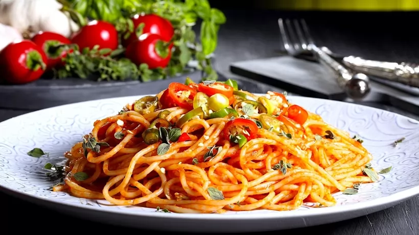 Spagetti Napoliten